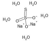 Sodu tiosiarczan 5 hydrat cz CAS 10102-17-7