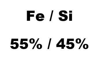 Żelazo-krzem proszek Fe 55% Si 45% 45-100µm