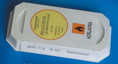 Sączki membranowe Pragopor typu " Synpor " nr 9