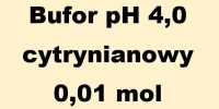 Roztwór buforowy pH 4 cytrynianowy 0,01M