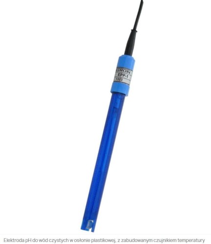 EPP-1T - elektroda pH z czujnikiem temperatury do wód czystych w obudowie plastikowej