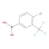 4-Chloro-3-(trifluoromethyl)benzeneboronic acid, 96% CAS 176976-42-4