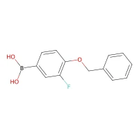 4-(Benzyloxy)-3-fluorophenylboronic acid, 97%, Varying anhydride amounts CAS 133057-83-7