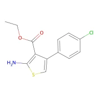 Ethyl 2-amino-4-(4-chlorophenyl)-3-thiophenecarboxylate, 97% CAS 65234-09-5