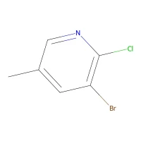 2-Chloro-3-bromo-5-methylpyridine, 97% CAS 17282-03-0