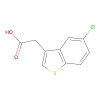 2-(5-Chlorobenzo[b]thiophen-3-yl)acetic acid, 97% CAS 17266-30-7