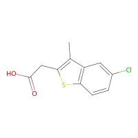 2-(5-Chloro-3-methylbenzo[b]thiophen-2-yl)acetic acid, 95% CAS 51527-19-6