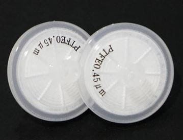 Filtry strzykawkowe PTFE hydrofobowe 0,22um - 33mm - 100SZT.