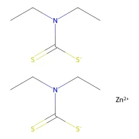 Zinc diethyldithiocarbamate, Zn 17-19.5% CAS 14324-55-1