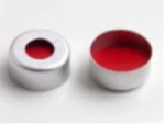 Zatyczki aluminiowe ND11 septa Czerwony PTFE/ Silikon biały/ Czerwony PTFE