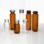 Fiolki 10ml zakręcane z wywiniętym brzegiem ND18 okrągłe dno