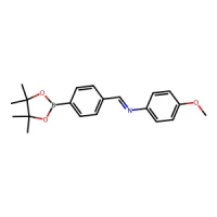 4-Methoxy-N-(4-(4,4,5,5-tetramethyl-1,3,2-dioxaborolan-2-yl)benzylidene)aniline 98% CAS 871366-38-0