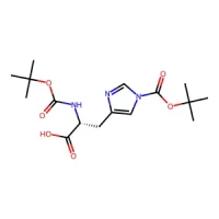 (R)-3-(1-(tert-Butoxycarbonyl)-1H-imidazol-4-yl)-2-((tert-butoxycarbonyl)amino)propanoic acid 95% CAS 75498-93-0