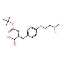 (S)-2-((tert-Butoxycarbonyl)amino)-3-(4-(2-(dimethylamino)ethoxy)phenyl)propanoic acid 97% CAS 233689-24-2