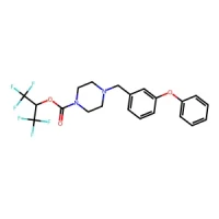 1,1,1,3,3,3-Hexafluoropropan-2-yl 4-(3-phenoxybenzyl)piperazine-1-carboxylate 99% CAS 1416133-89-5