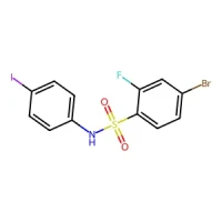 4-Bromo-2-fluoro-N-(4-iodophenyl)-benzenesulfonamide 95% CAS 1771023-28-9