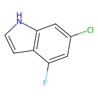 6-Chloro-4-fluoro-1H-indole 97% CAS 885520-88-7