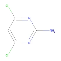 2-Amino-4,6-dichloropyrimidine, 95%, tech. CAS 56-05-3
