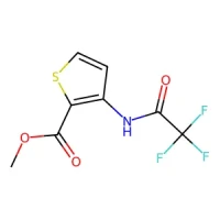 Methyl 3-(2,2,2-trifluoroacetamido)thiophene-2-carboxylate 97% CAS 79128-68-0