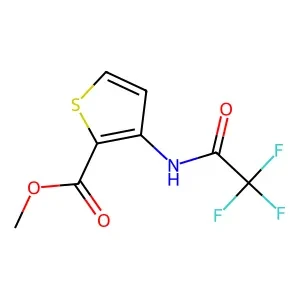Methyl 3-(2,2,2-trifluoroacetamido)thiophene-2-carboxylate 97% CAS 79128-68-0