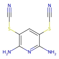3,5-Dithiocyanatopyridine-2,6-diamine 98% CAS 2645-32-1