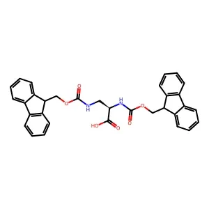 (R)-2,3-Bis((((9H-fluoren-9-yl)methoxy)carbonyl)amino)propanoic acid 95% CAS 1217631-22-5