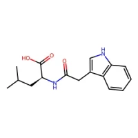 (S)-2-(2-(1H-Indol-3-yl)acetamido)-4-methylpentanoic acid 97% CAS 36838-63-8