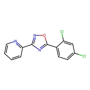 5-(2,4-Dichlorophenyl)-3-(pyridin-2-yl)-1,2,4-oxadiazole 90% CAS 339103-05-8