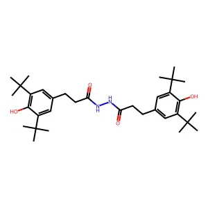 3-(3,5-Di-tert-butyl-4-hydroxyphenyl)-N'-(3-(3,5-di-tert-butyl-4-hydroxyphenyl)propanoyl)propanehydrazide 98% CAS 32687-78-8