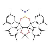(3aR,8aR)-4,4,8,8-Tetrakis(3,5-dimethylphenyl)-N,N,2,2-tetramethyltetrahydro-[1,3]dioxolo[4,5-e][1,3,2]dioxaphosphepin-6-amine 97% CAS 840454-58-2