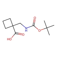 1-(((tert-Butoxycarbonyl)amino)methyl)cyclobutane-1-carboxylic acid 95% CAS 220145-21-1