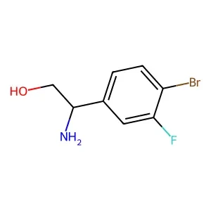2-Amino-2-(4-bromo-3-fluorophenyl)ethan-1-ol 95% CAS 1043500-02-2