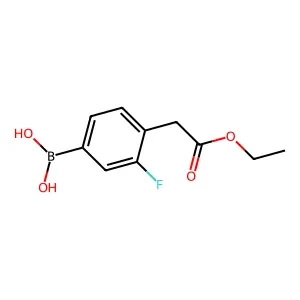 4-(Ethoxycarbonylmethyl)-3-fluorophenylboronic acid 98% CAS 1146614-44-9
