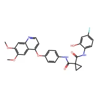 N-(4-((6,7-Dimethoxyquinolin-4-yl)oxy)phenyl)-N-(4-fluoro-2-hydroxyphenyl)cyclopropane-1,1-dicarboxamide 98% CAS 1628530-38-0