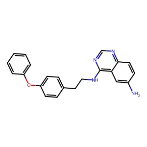 N4-(4-Phenoxyphenethyl)quinazoline-4,6-diamine 98% CAS 545380-34-5