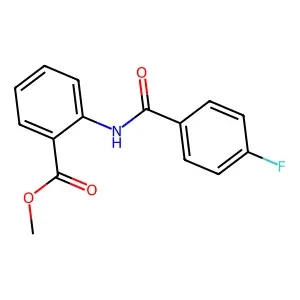 Methyl 2-(4-fluorobenzamido)benzoate 90% CAS 75541-83-2