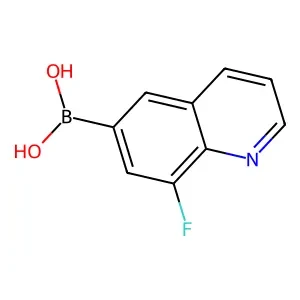 (8-Fluoroquinolin-6-yl)boronic acid 95% CAS 1210048-29-5