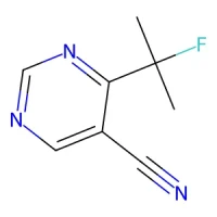 4-(2-Fluoropropan-2-yl)pyrimidine-5-carbonitrile 98% CAS 1427195-26-3