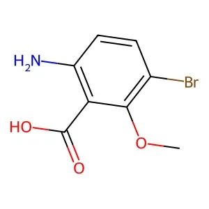 6-Amino-3-bromo-2-methoxybenzoic acid 98% CAS 1421311-95-6