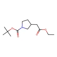 tert-Butyl 3-(2-ethoxy-2-oxoethyl)pyrrolidine-1-carboxylate 95% CAS 664364-29-8