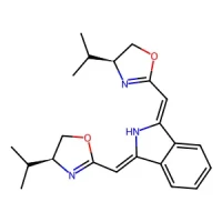 (1Z,3Z)-1,3-Bis(((S)-4-isopropyl-4,5-dihydrooxazol-2-yl)methylene)isoindoline 97% CAS 1361563-40-7
