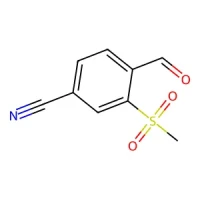 4-Formyl-3-(methylsulfonyl)benzonitrile 98% CAS 1161921-93-2