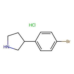 3-(4-Bromophenyl)pyrrolidine hydrochloride 95% CAS 1187931-39-0