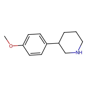 3-(4-Methoxyphenyl)piperidine 95% CAS 19725-26-9