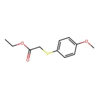 Ethyl 2-(4-methoxyphenyl)sulfanylacetate 95+% CAS 28743-98-8