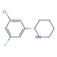 (S)-2-(3-Chloro-5-fluorophenyl)piperidine 95% CAS 1212955-17-3