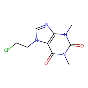 7-(2-Chloroethyl)-1,3-dimethyl-1H-purine-2,6(3H,7H)-dione 98% CAS 5878-61-5