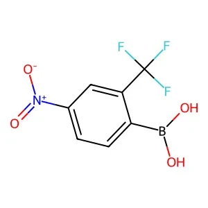 4-Nitro-2-(trifluoromethyl)phenylboronic acid 98% CAS 408359-15-9