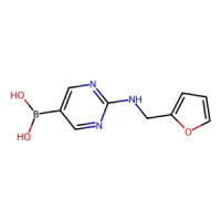 (2-((Furan-2-ylmethyl)amino)pyrimidin-5-yl)boronic acid 95%