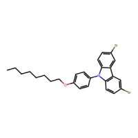 3,6-Dibromo-9-(4-octoxyphenyl)carbazole 98% CAS 917773-26-3